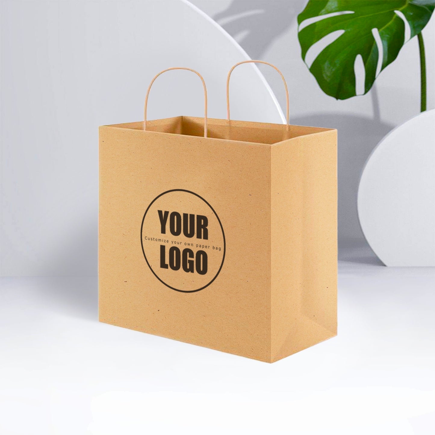Kraft Paper Bag 13"W x 6"D x 16"H