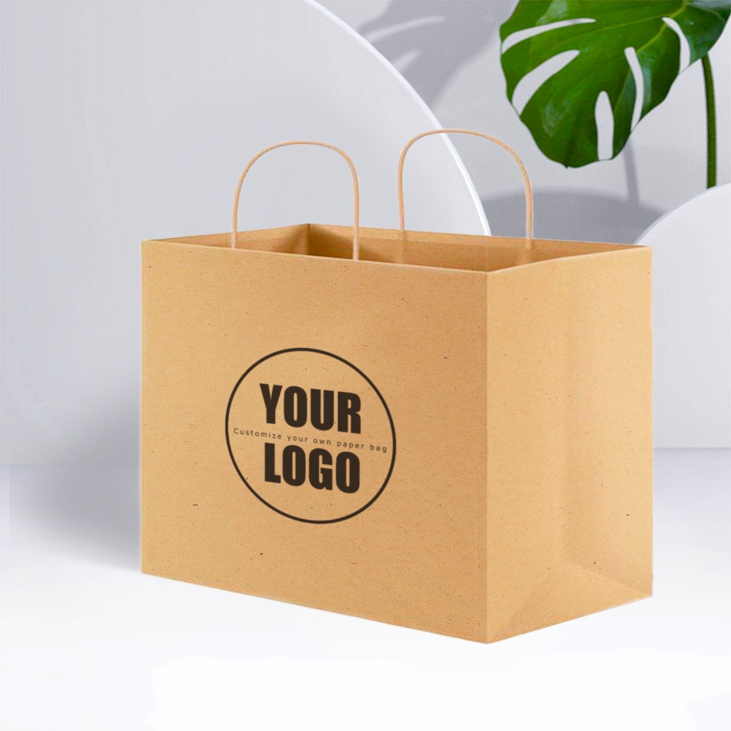 Kraft Paper Bag 14"W x 8"D x 14"H
