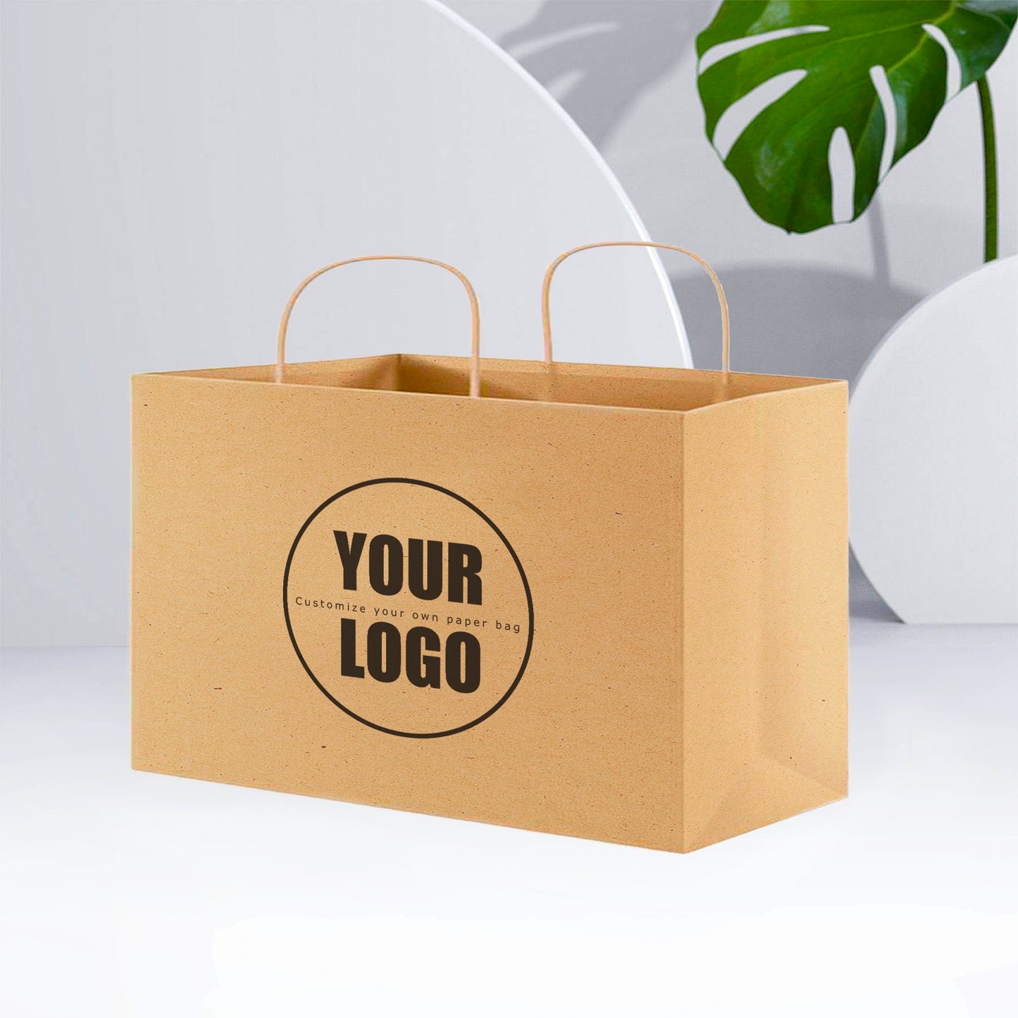 Kraft Paper Bag 16"W x 6"D x 12"H