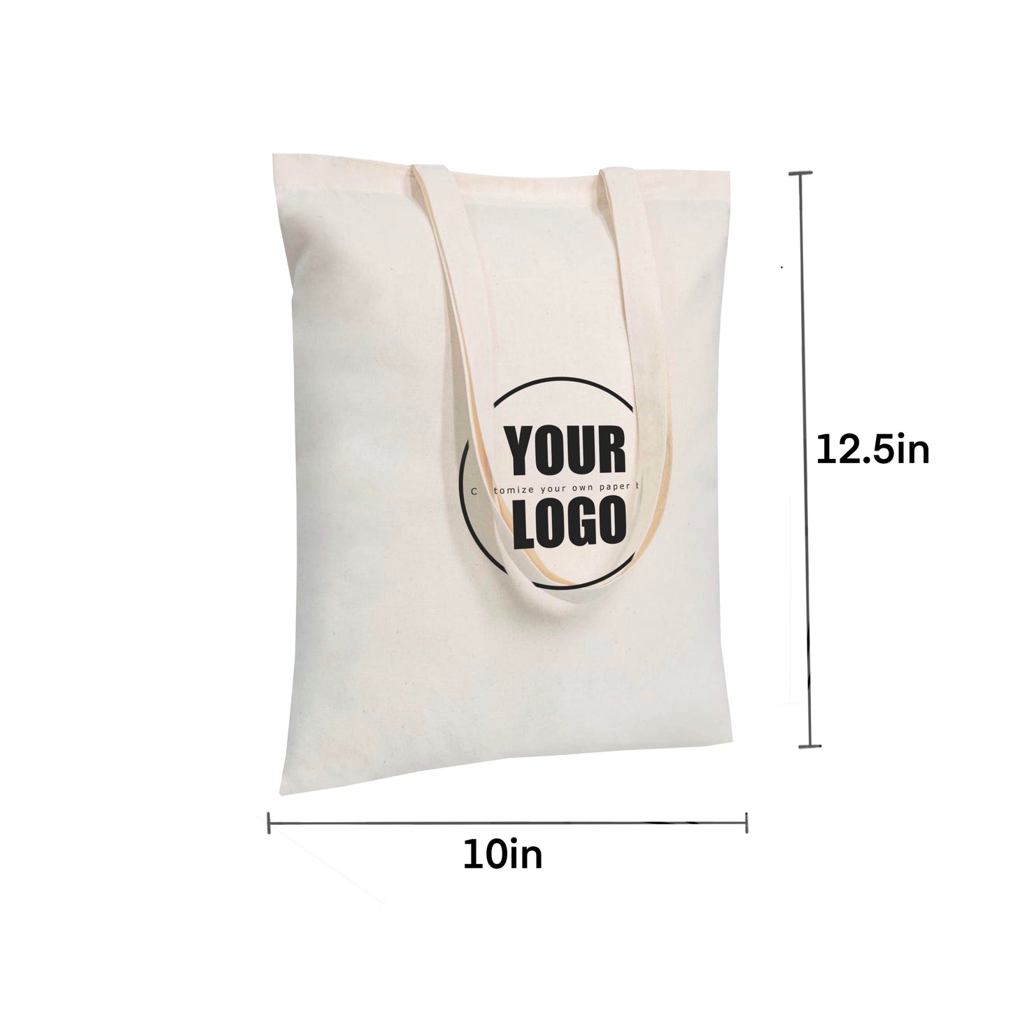 Canvas Tote Bag 10” W x 12.5” H - 5oz