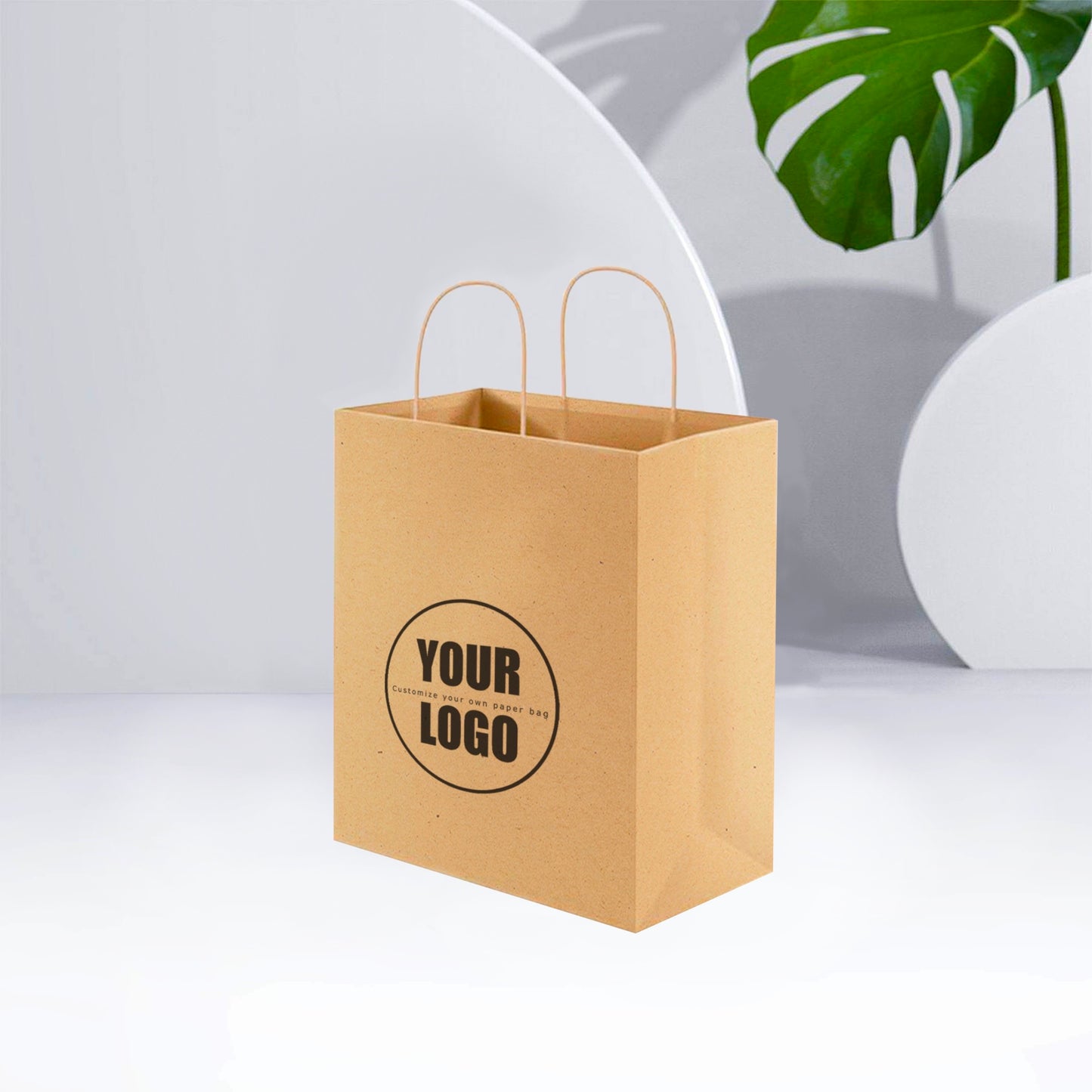 Kraft Paper Bag 5"W x 3.25"D x 8.375"H
