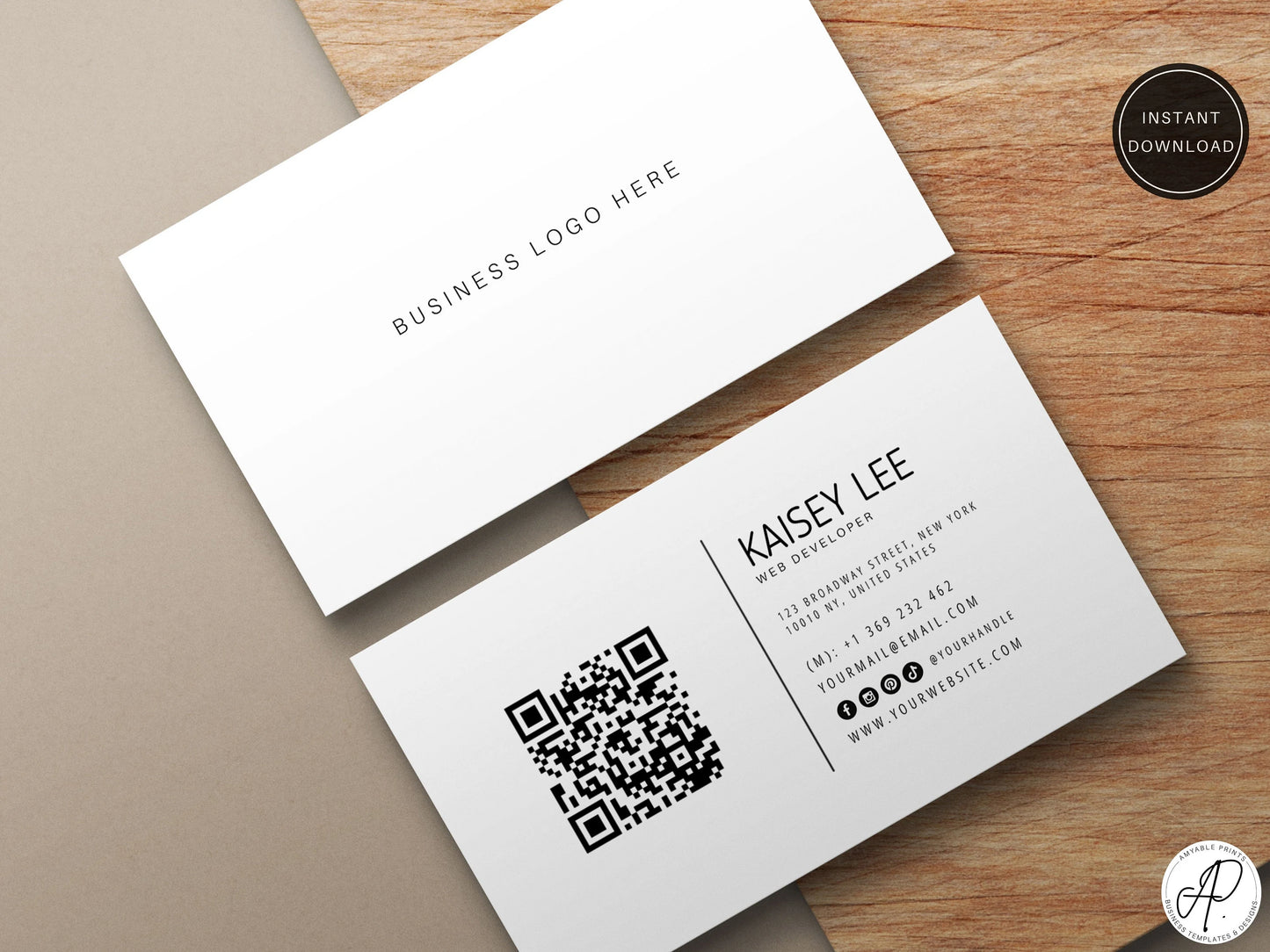 Business Card 3.5" x 2"
