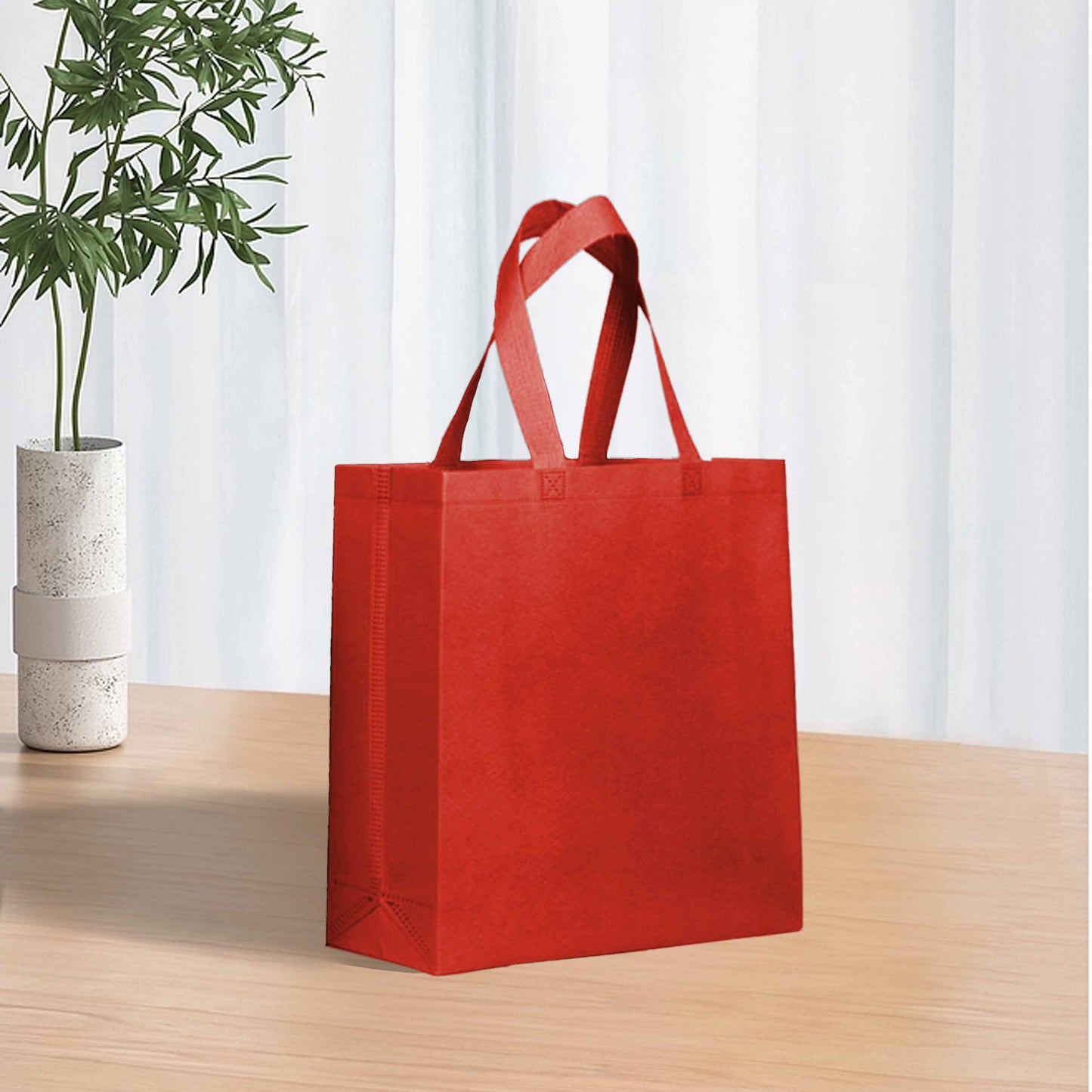 Reusable Non-Woven Shopping Bag - 10"W x 4"D x 10"H