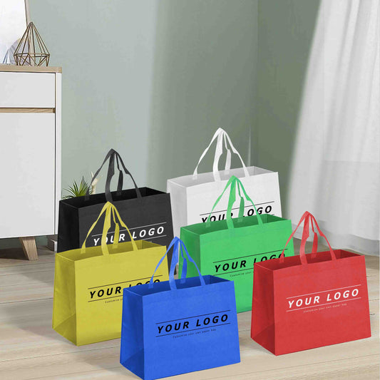 Reusable Non-Woven Shopping Bag - 9.5"W x 4"D x 12"H